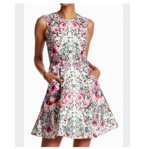 Ted Baker Gaea Layered Floral Bouquet Fit & Flare Dress Ted 2